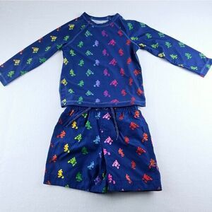 Gap Disney Baby Mickey‎ Mouse Swimsuit Set Blue Multi Toddler Size 2T